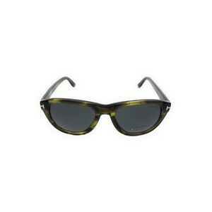 Defective/Store Return Tom Ford FT0520/S 98A BENEDICT Green Round Sunglasses